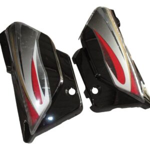 side-panel-side-cowl-set-fit-for-hero-splendor-new-model-black-red-sticker Side Panel Cowl Set for Hero Splendor Black Red