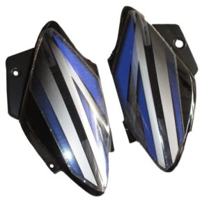 Hero Splendor NXG Side Panel Cowl Set Black Blue