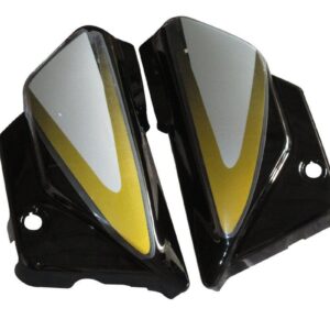 Hero Splendor Plus Side Panel Set Black Yellow