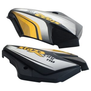 Side Panel Cowl Set TVS Star City 110cc Black