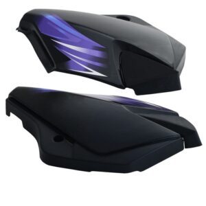 Side Panel Cowl Set for TVS Star City 110cc New Black