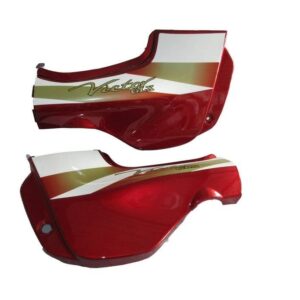 Side Panel Cowl Set for TVS Victor GLX Flame Red