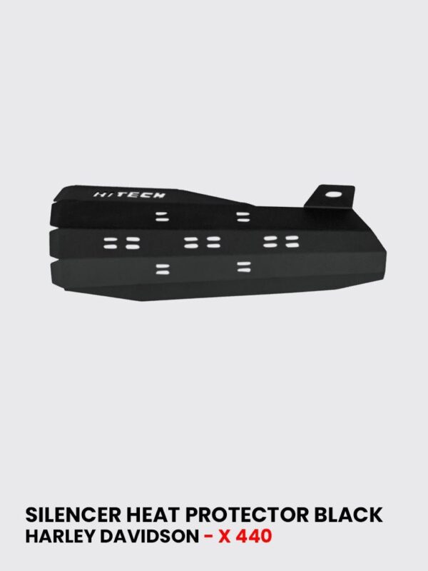 silencer-heat-protector-black-for-harley-x-440-sb-1052 Exhaust Heat Shield Black for Harley X440