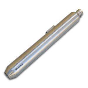 slip-ons-exhaust-for-re-350-500-brushed-steel-finish-long-type RE 350 500 Exhaust Slip Ons Brushed Steel Long