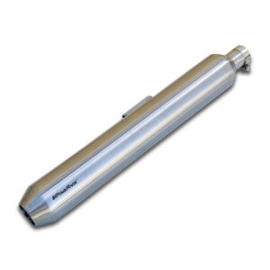 RE 350 500 Exhaust Slip Ons Brushed Steel