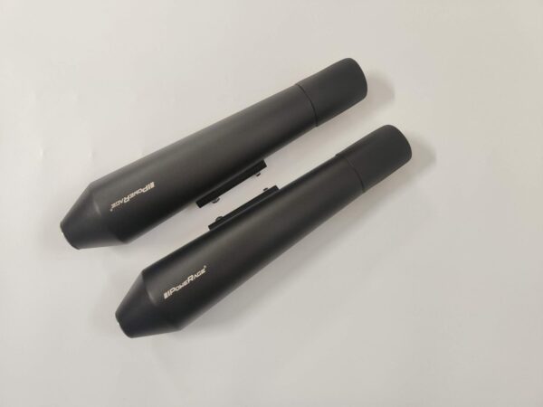 RE 650 Exhaust Slip On Black Short