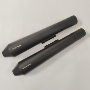 slip-ons-exhaust-for-re-650-twins-black Exhaust Slip On for Royal Enfield RE650 Black