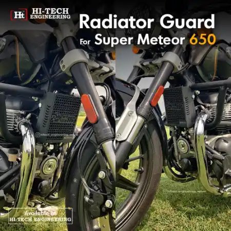 Radiator Guard Black for Royal Enfield Meteor 650