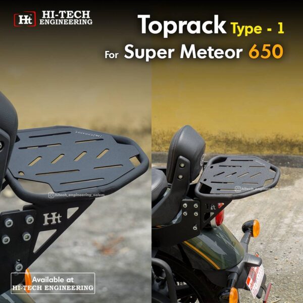 Top Rack for Royal Enfield Meteor 650 Black Matt