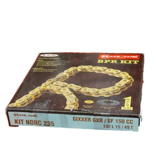 suzuki-gixxer-150-brass-chain-sprocket-kit-by-rolon Chain Sprocket Kit for Suzuki Gixxer 150 Rolon