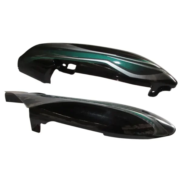 tail-panel-seat-cowl-bajaj-discover-100cc-black-green-stk Tail Panel Seat Cowl Bajaj Discover 100cc Black Green