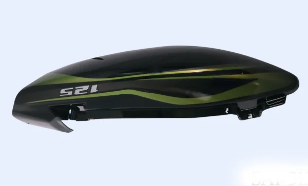 tail-panel-seat-cowl-bajaj-discover-125cc-3d-type-black-green-stk Tail Panel for Bajaj Discover 125cc Black Green