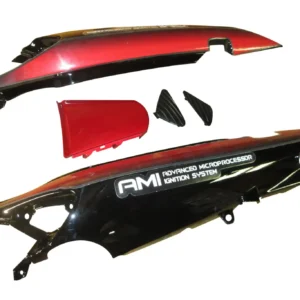 Tail Panel Seat Cowl for Hero Ambition Black Red Bike