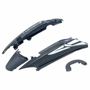 tail-panel-seat-cowl-hero-glamour-latest-n-m-type-5-black-silver-bike Rear Seat Cowl for BMW S1000RR 2020-2023 Black Silver