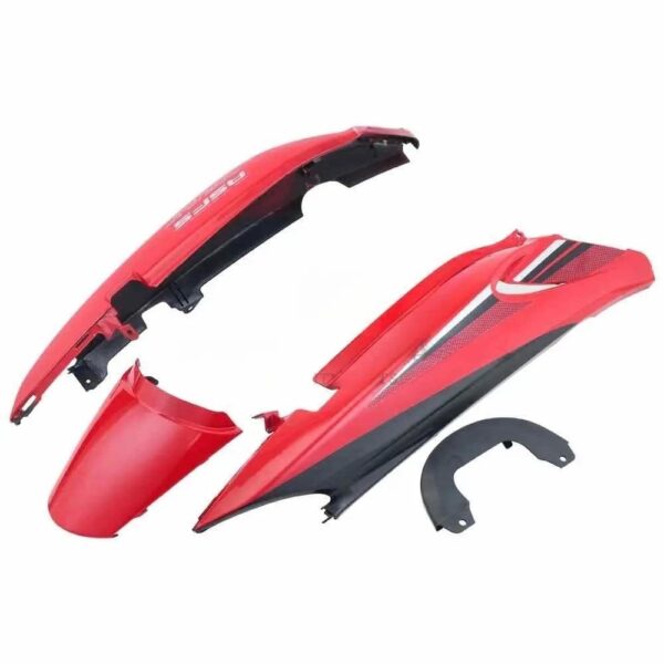 Tail Panel for Sports Bike Red Black
