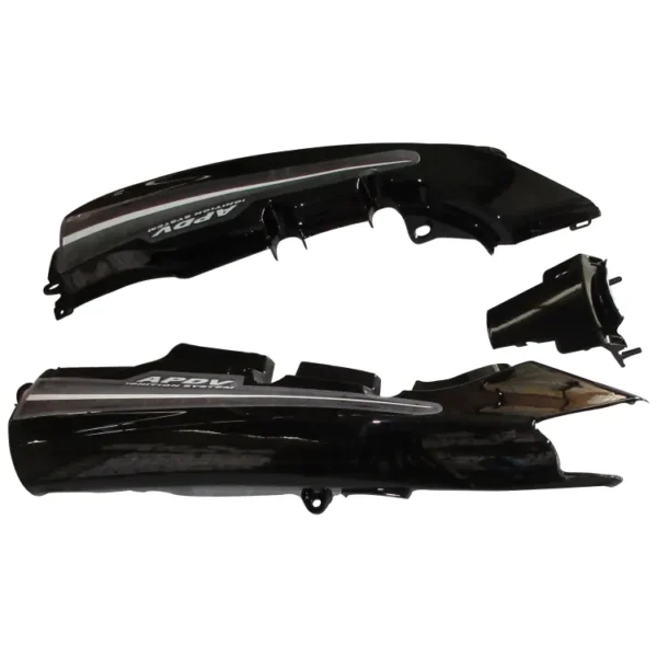 tail-panel-seat-cowl-hero-passion-pro-type-3-black-brown-stk Seat Cowl for Hero Passion Pro Type 3 Black Brown