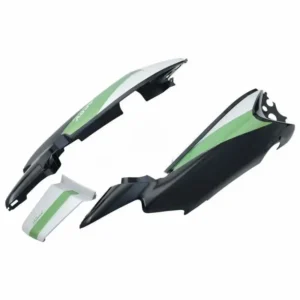 tail-panel-seat-cowl-hero-splendor-i-smart-black-green Tail Panel for Hero Splendor i Smart Black Green