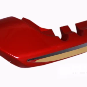 tail-panel-seat-cowl-hero-splendor-plus-red-golden-stk Red Seat Cowl for Hero Splendor Plus