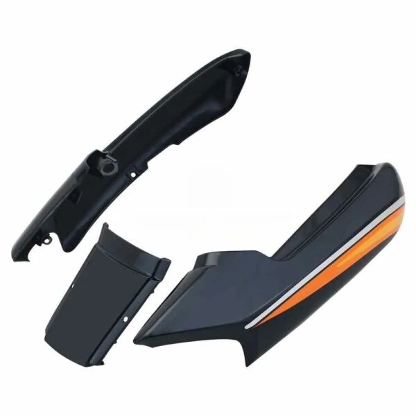 Tail Panel Seat Cowl for Hero Super Splendor Black Orange