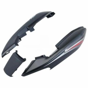 Tail Panel Seat Cowl for Honda CB Shine Black Red