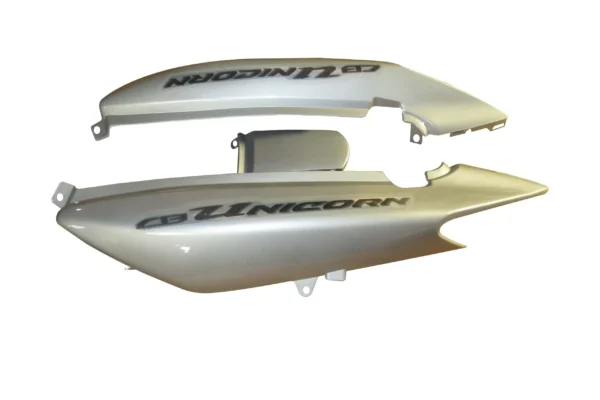 tail-panel-seat-cowl-honda-unicorn-n-m-cloud-silver Tail Panel Seat Cowl for Honda Unicorn N M Cloud Silver