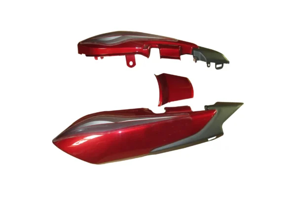 tail-panel-seat-cowl-tvs-star-cvti-110-o-m-red Tail Panel Seat Cowl for TVS Star CVTi 110 Red
