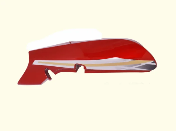 tail-panel-seat-cowl-tvs-victor-gx-red Tail Panel Seat Cowl for TVS Victor GX Red