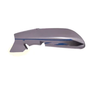 tail-panel-seat-cowl-tvs-victor-silver Tail Panel Seat Cowl for TVS Victor Silver