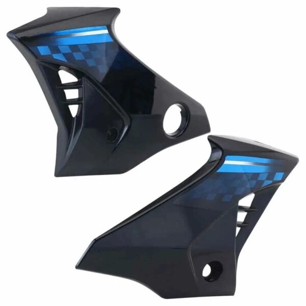 Hero Honda Glamour Tank Side Panels Left Right Black Blue