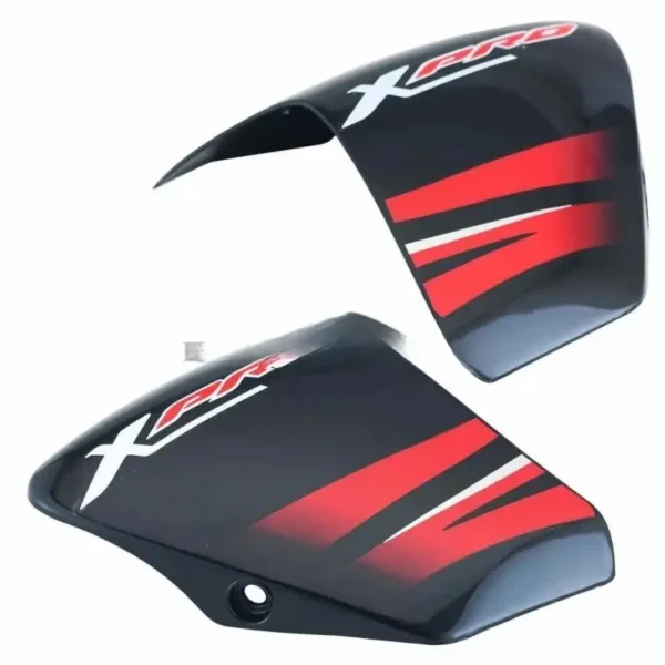 Hero Passion XPro Tank Side Panel Set Black Sport Red