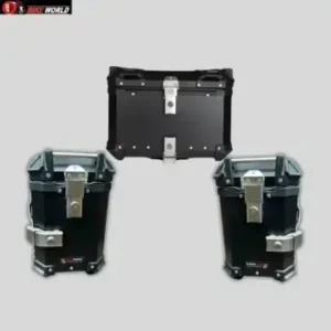 top-box-with-panniers-black-sliver Black Silver Top Box Panniers