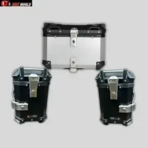 Top Box with Panniers Silver Black