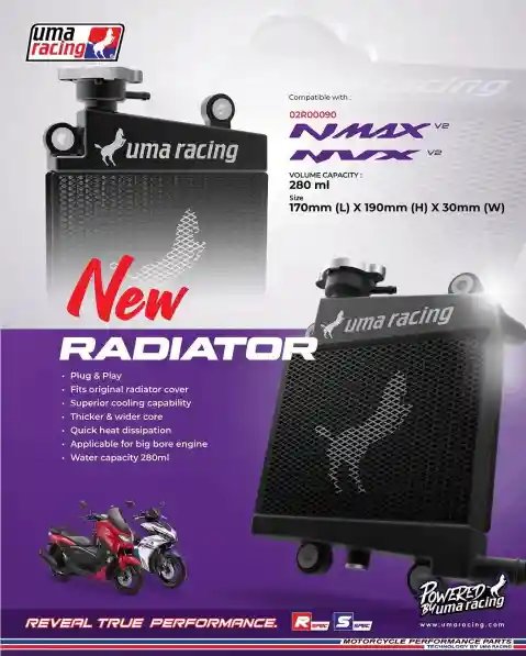 UMA Racing Aerox Radiator 02R00090