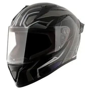 vega-bolt-marvel-black-panther-edition-black-silver-helmet Vega Marvel Black Panther Helmet