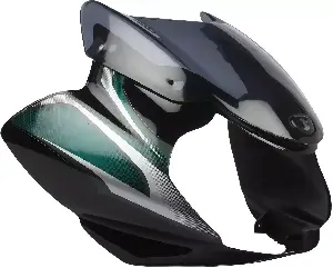 Visor for Discover 100 DTS i Black Green