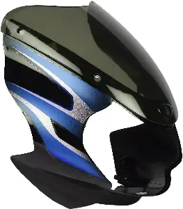 Discover 125 OM Visor Black Blue