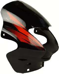Passion Plus VW Black Red Visor