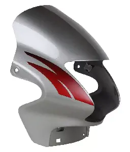 Passion Plus Visor Silver Red