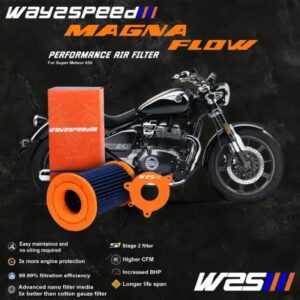 way2speed-performance-air-filter-for-re-super-meteor-650-shotgun-650 Performance Air Filter for Royal Enfield Super Meteor 650