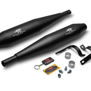 Exhaust for Jawa Yezdi Roadster Classic Red Rooster